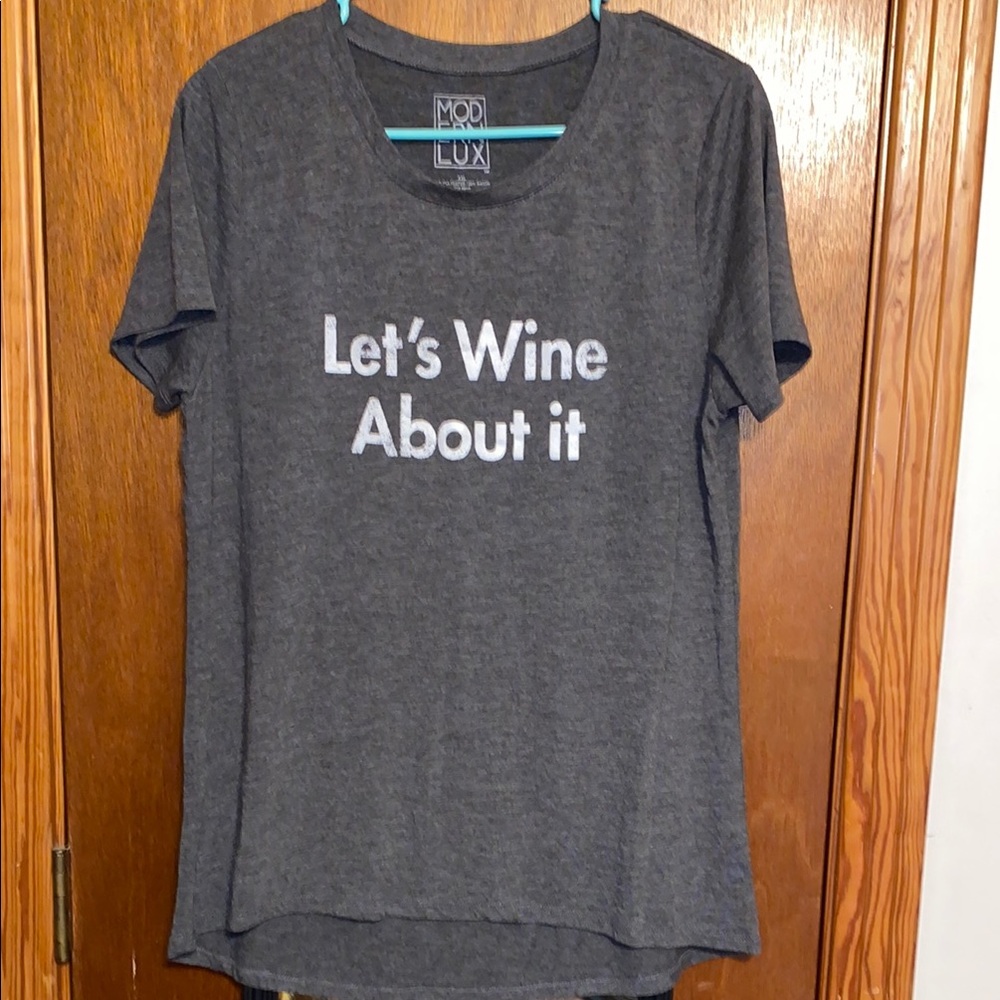 Let's Wine About It tee